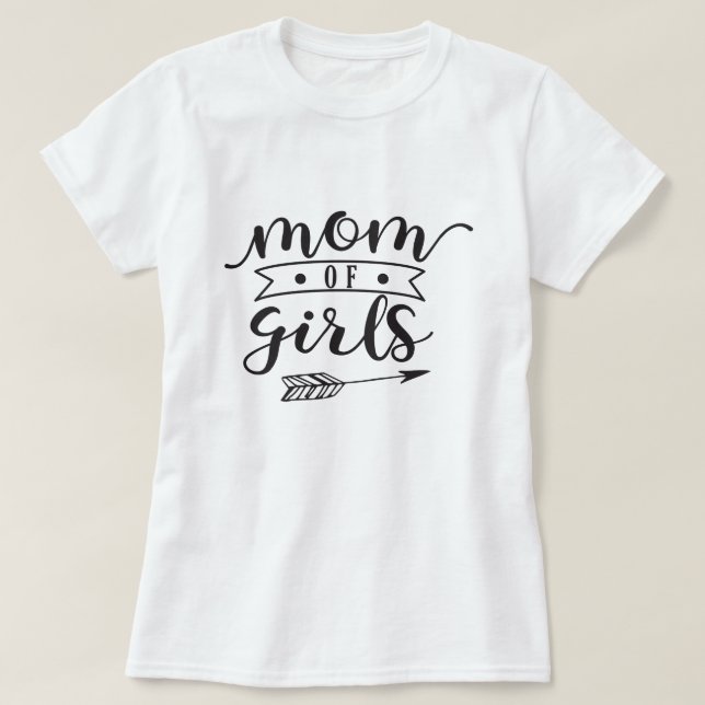 Camiseta Mamá de chicas (Diseño del anverso)