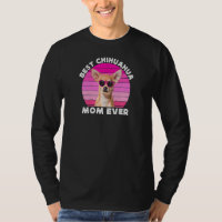 Mamá de Chihuahua para mujeres retro marrón Chiwaw