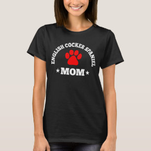 Camiseta Mamá de cocker spaniel del inglés