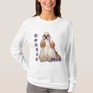 Camiseta Mamá de Cocker Spaniel Rubio; Mamá de Cocker Spani