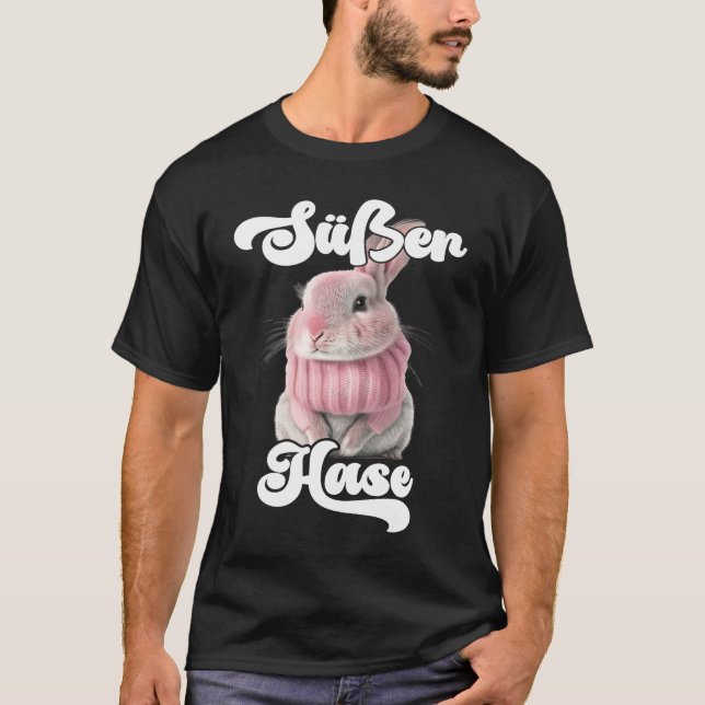 Camiseta Mamá de conejo de invierno retro de conejo de cone (Anverso)