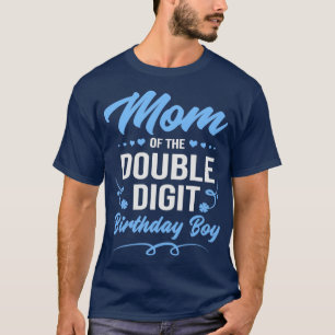 Camiseta Mamá de cumpleaños de dos dígitos