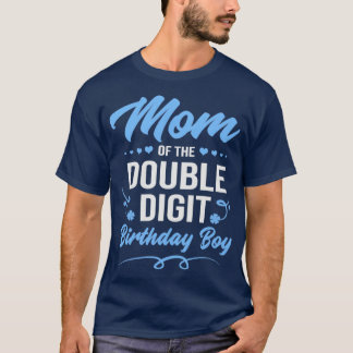 Camiseta Mamá de cumpleaños de dos dígitos
