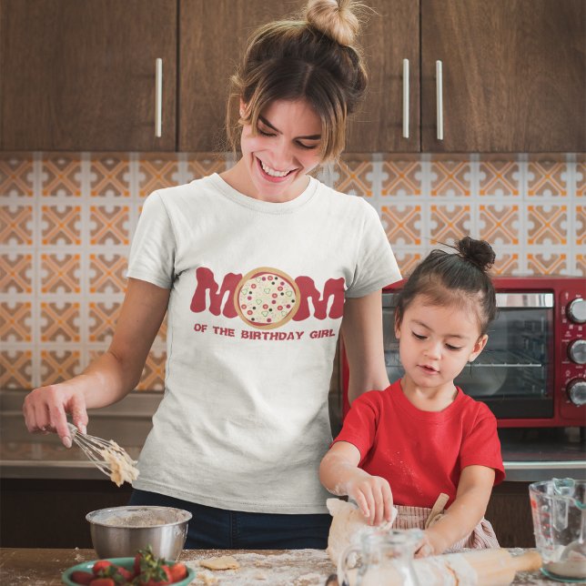 Camiseta Mamá de cumpleaños o fiesta de cumpleaños de Chica (Subido por el creador)