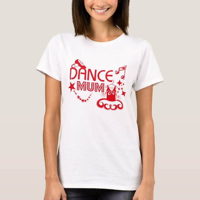 Camiseta Mamá de danza (Anverso)