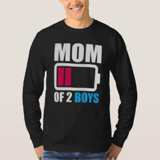 Camiseta Mamá De Dos Niños De Hija A Madre