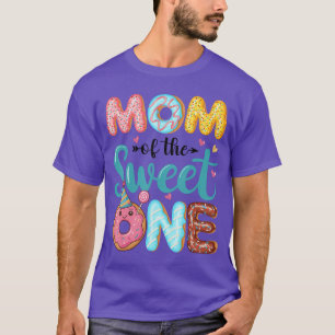 Camiseta Mamá De El Dulce Uno Cumpleaños Niña Cumpleaños Fi