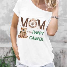 Camiseta Mamá De Feliz Camper Fiesta De Primer Cumpleaños