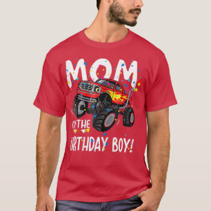 Camiseta Mamá de fiesta divertida de camión monstruo del re
