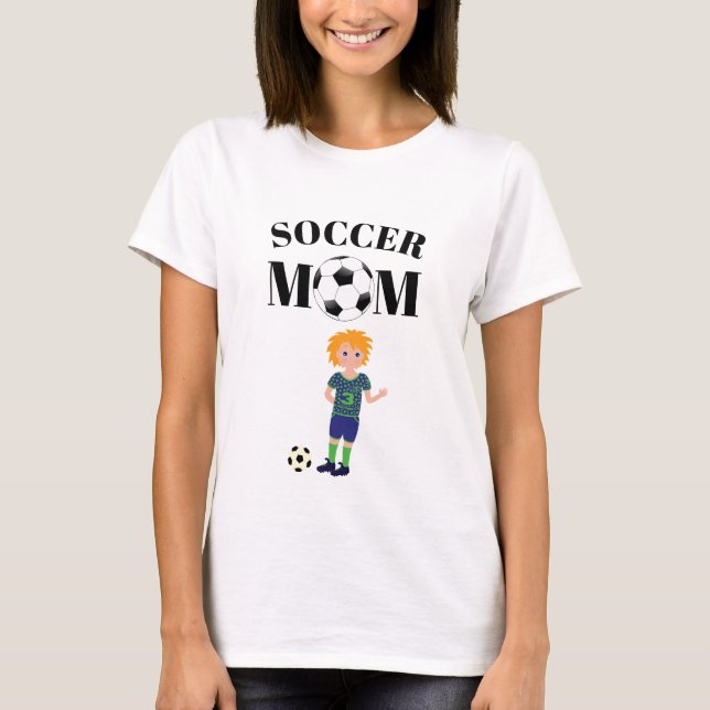 Camiseta Mamá de fútbol (Anverso)