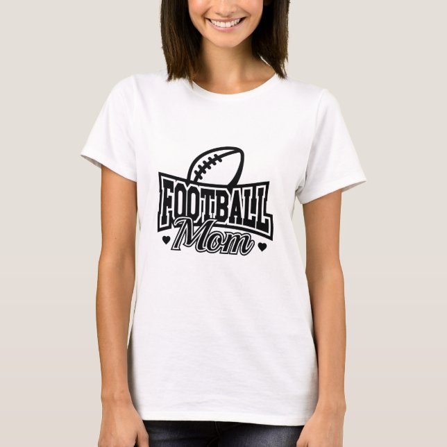 Camiseta Mamá de Fútbol Americano (Anverso)