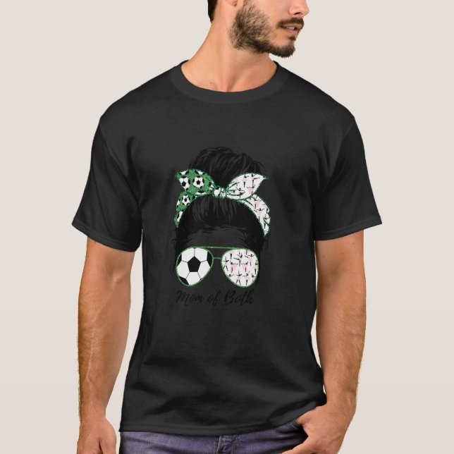 Camiseta Mamá de fútbol baila mamá de ambos mamás vida deso (Anverso)