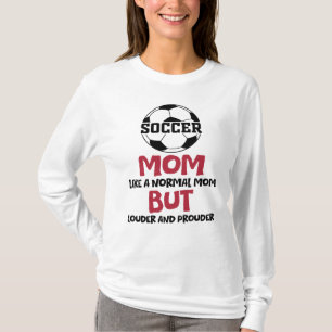 Camiseta Mamá de Fútbol, Día de Partido de Fútbol