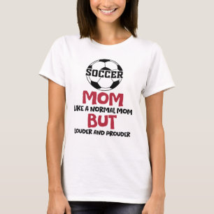 Camiseta Mamá de Fútbol, Día de Partido de Fútbol