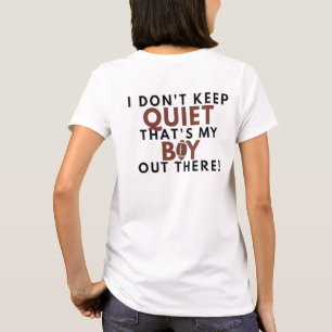 Camiseta Mamá de Fútbol Ese es Mi Chico Ahí Fuera Día de Pa