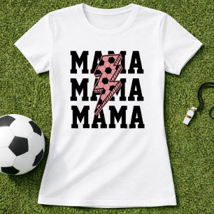 Camiseta Mamá de fútbol fútbol americano Mamá Relámpago