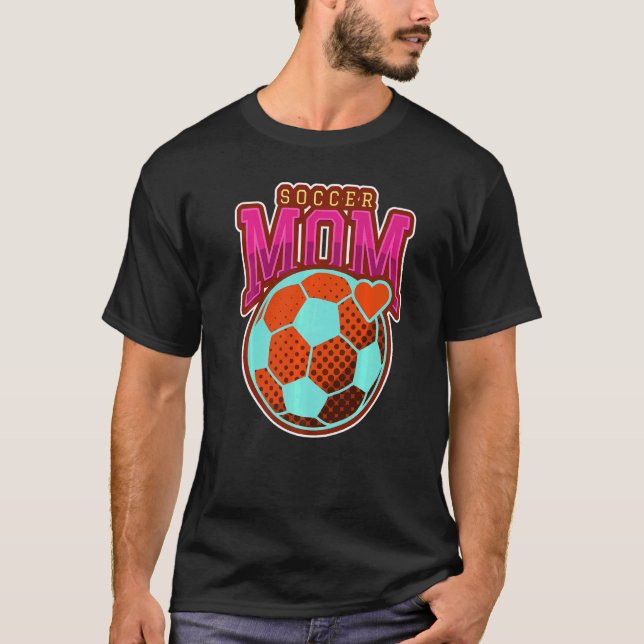 Camiseta Mamá de fútbol, la divertida y divertida prima del (Anverso)