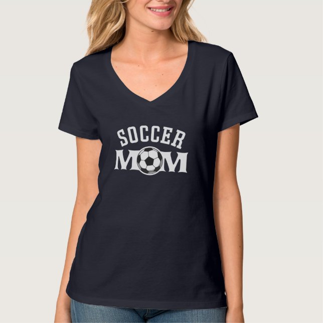 Camiseta Mamá de fútbol - Mamá de fútbol (Anverso)