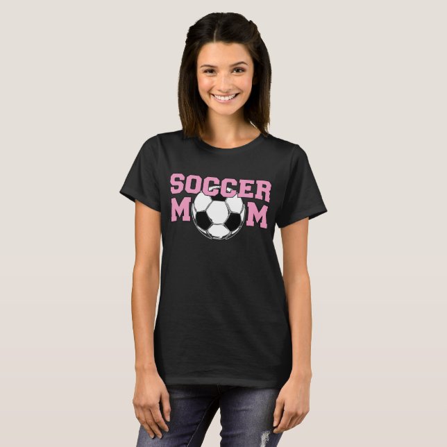 Camiseta Mamá de FÚTBOL - Rosa (Anverso completo)