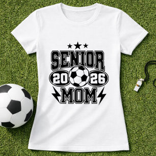 Camiseta Mamá de Fútbol Senior 2026 Tipografía Varsity