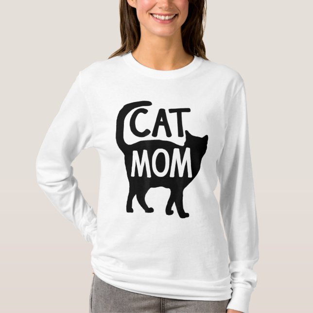 Camiseta Mamá de gato (Anverso)