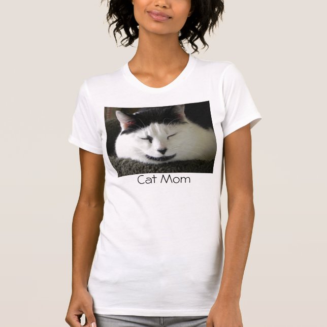 Camiseta Mamá de gato (Anverso)
