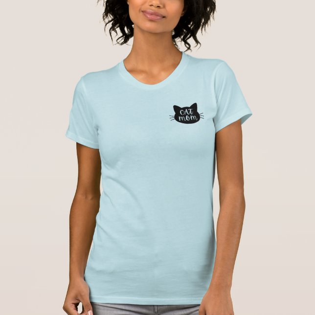 Camiseta Mamá de gato (Anverso)