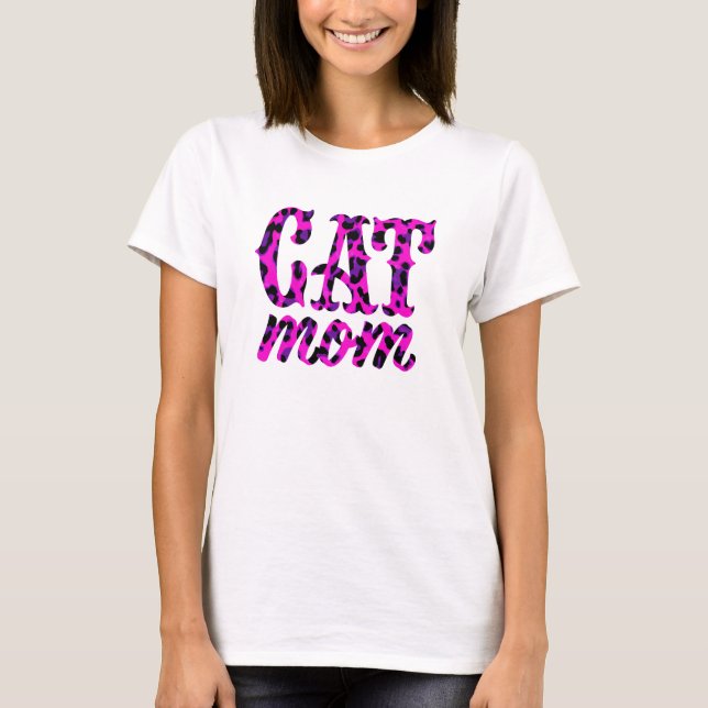 Camiseta Mamá de gato (Anverso)