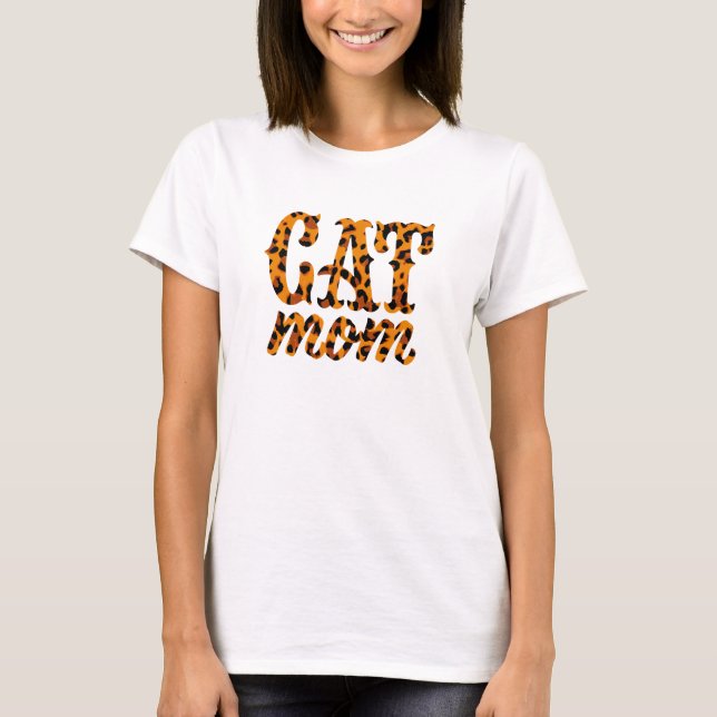 Camiseta Mamá de gato (Anverso)