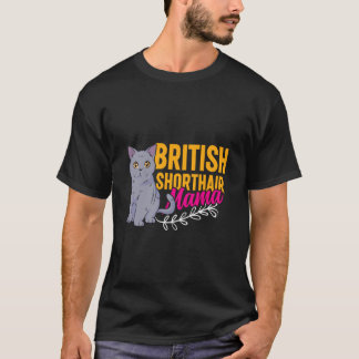 Camiseta Mamá de gato British Short Hair Mamá divertida Bri