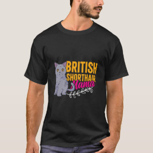 Camiseta Mamá de gato British Short Hair Mamá divertida Bri