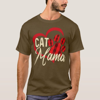 Camiseta Mamá de gato Feliz día a la madre