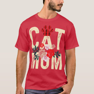 Camiseta Mamá de gato Feliz día a la madre