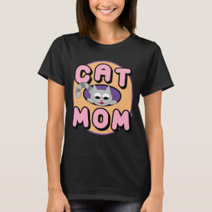 Camiseta MAMÁ DE GATO Gato Lindo