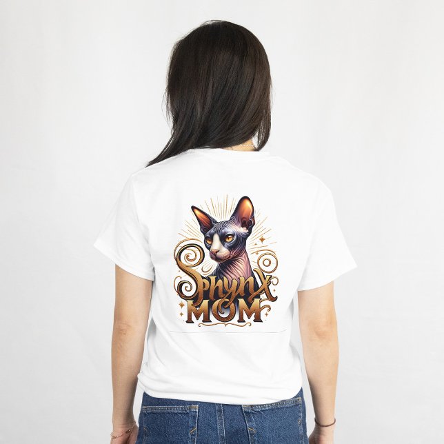 Camiseta Mamá de gato Sphynx  (Sphynx Cat Mom Womens tshirt)