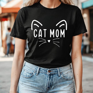 Camiseta Mamá de gato   Un gato divertido, mamá
