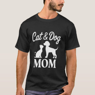 Camiseta Mamá de Gato y Perro