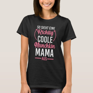 Camiseta Mamá de gatos Munchkin Cat Día de la Madre Gatos