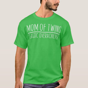 Camiseta Mamá De Gemelos Clásicos Soberáceos Vintage