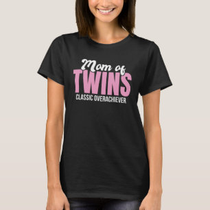 Camiseta Mamá De Gemelos Clásicos Sobreviviente Madre Madre