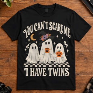 Camiseta Mamá de gemelos No puedes asustarme Tengo gemelos