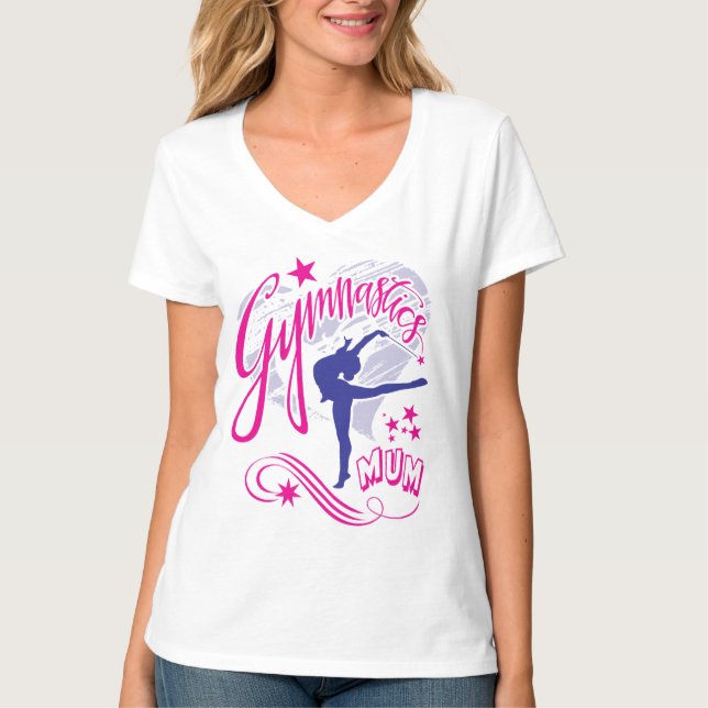 Camiseta Mamá de gimnasia (Anverso)