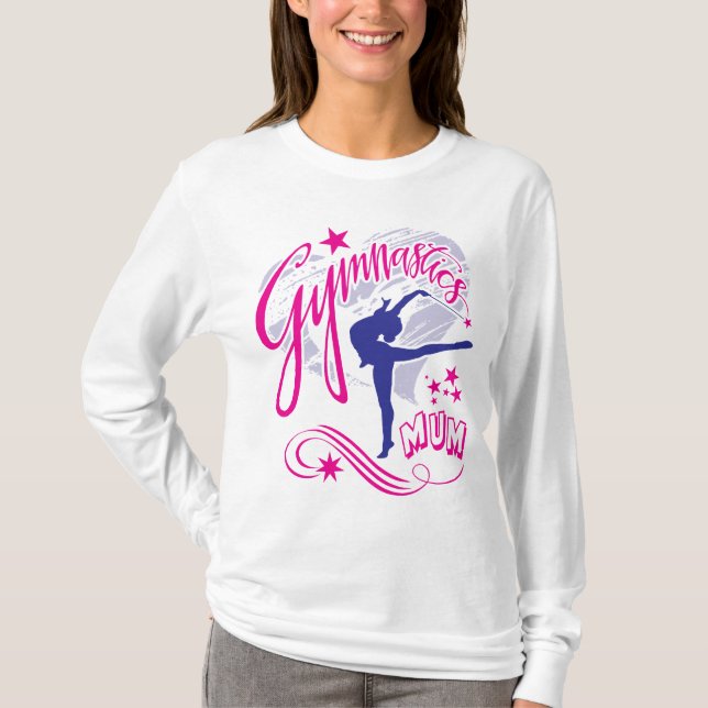Camiseta Mamá de gimnasia (Anverso)