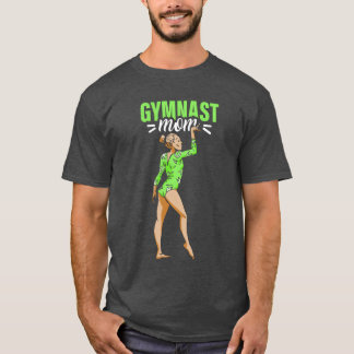 Camiseta Mamá de gimnasta Amante del deporte Gimnastas Amig