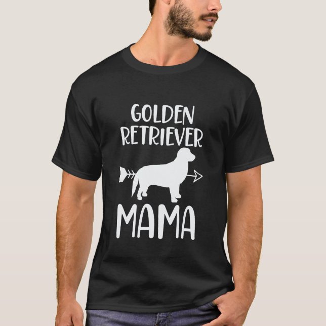 Camiseta Mamá de Golden Retriever (Anverso)
