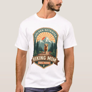Camiseta Mamá de Golden Retriever Vintage Probada en Sender