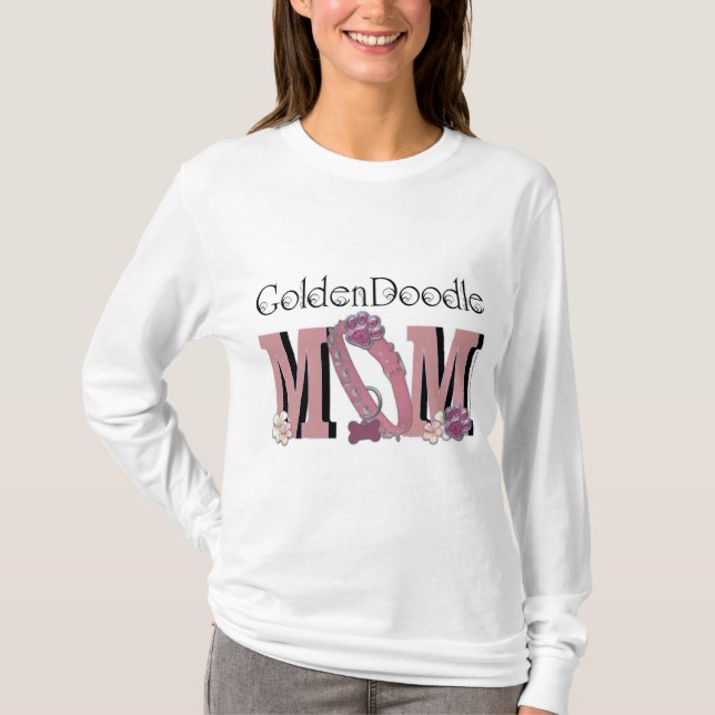 Camiseta MAMÁ de GoldenDoodle (Anverso)