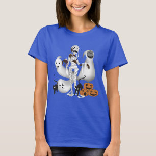 Camiseta Mamá de Halloween con gatos gitanos y fantasma