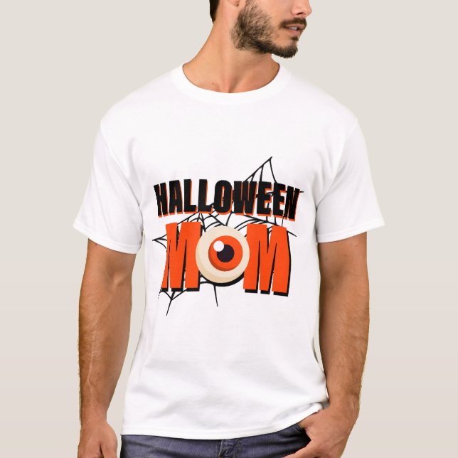 Camiseta Mamá de Halloween - Disfraz de Halloween (Anverso)