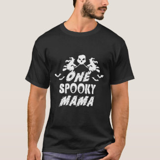 Camiseta Mamá de Halloween Disfraz de Mama Espantoso Fiesta